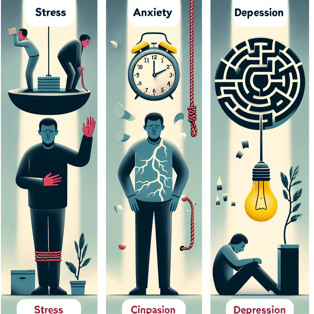 Perbedaan antara Stres, Kecemasan, dan Depresi